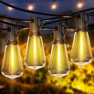 Solar String Light ST38 LED Bulb Outdoor Waterproof and E12 Socket Plug Garden Decoration Light Sola