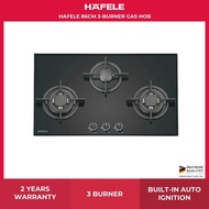 Hafele 86cm 3-Burner Gas Hob (PUB) HC-GH80A3PUB (538.01.947)