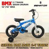 12" Senator MX2 BMX Sepeda Anak Laki-Laki Usia 2 - 4 Tahun