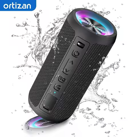 Ortizan X10 Pro Bluetooth Speaker Portable, 24W IPX7 Waterproof Speaker Wireless Bluetooth-V5.3, HiF
