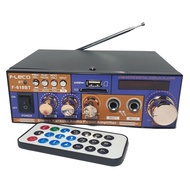 Fleco Amplifier Mini Bluetooth F-618BT Stereo Bisa Karaoke