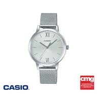 CASIO นาฬิกาข้อมือ CASIO รุ่น LTP-E157M-7ADF วัสดุสเตนเลสสตีล สีเงิน