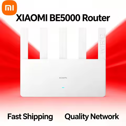 Xiaomi BE5000 WiFi 7 Wireless Router Dual Band 2.5G Ethernet Port Support Mesh Networking High Speed