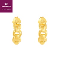 HABIB Layla Yellow Gold Earring, 916 Gold