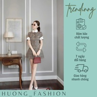 Huong fashion short 2-layer design dress