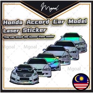 [ReadyStock]Honda Accord All Car Model Laser Sticker(Type S, Euro R, Euro S, CL9 Type S, CP2, CU2 Ty