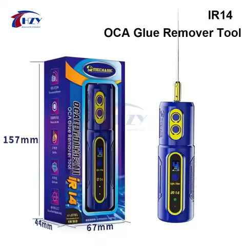 MECHANIC IR14 Electric OCA Glue Remover Tool With Green Dust Display Lamp LED Display For Phone Scre