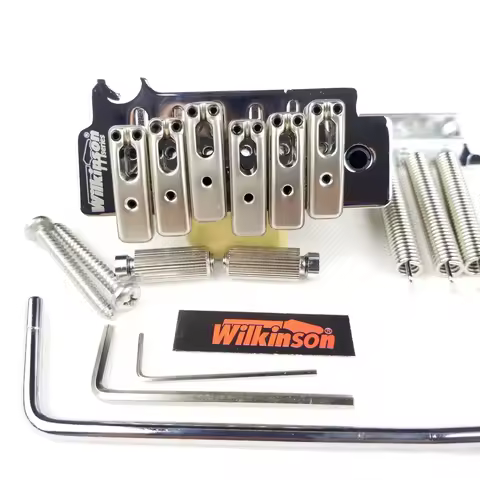 Wilkinson WOV10 Licensed Knife Edge Type 2 post point Double swing Electric guitar tremolo bridge Ch