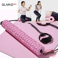 [GLAM.D] NEW!! 3in1 SET (Foam Roller Massager, Pilates Bar Yoga Stick with Adjustable Resistance Band)