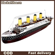 BWHTE Color Titanic Puzzle DIY Cruise Ship Assembled Model Kits Children Educational Toys .