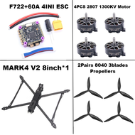 Rctosky MARK4 V2 8/9/10inch F722 Flight Control 45/60A 4INI ESC rack drone FPV carbon fiber PV Racin
