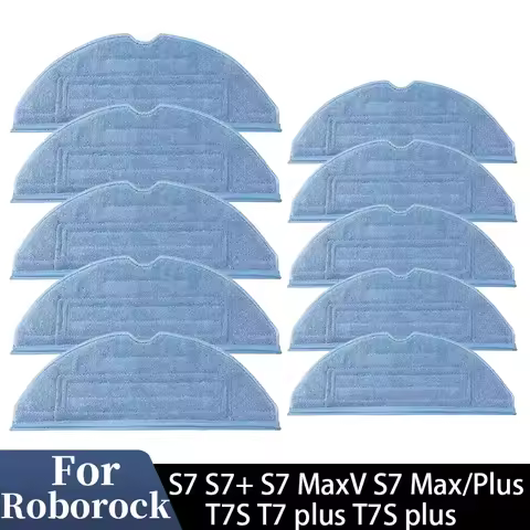 Mop Replacement Pads for Roborock S7S7+S7 MaxV S7MaxV Plus T7S T7 plus T7S plus Replaceable robot va