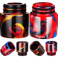【Clearance】 2 Pieces 810 Resin Drip Tip Connector Standard Drip Tip Cover Machine Drip Tip Replaceme
