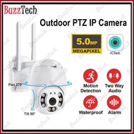 BuzzTech 8MP Full HD PTZ 360 Degree WiFi Camera CCTV IP Security Cam IP66 Waterproof IR Night Vision