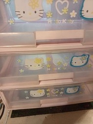 Hello Kitty 三層收納櫃
