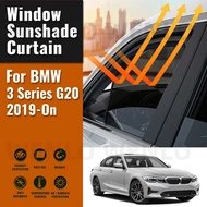 For BMW 3 Series G20 320i 330i 2019-2026 Sunshade Front Windshield Rear Side Window Sun Shade Visor 