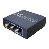 AV轉HDMI升頻器 1080P｜紅白黃轉HDMI｜支援3.5mm音效（附5V火牛）AV to HDMI Converter 1080P Upscaler | RCA to HDMI + 3.5mm 