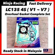 Yamaha LC135 135LC LC 135 4S 4 Speed V1 V2 V3 V4 V5 V6 V7 Overhaul Engine Gasket Complete Set Enjin 