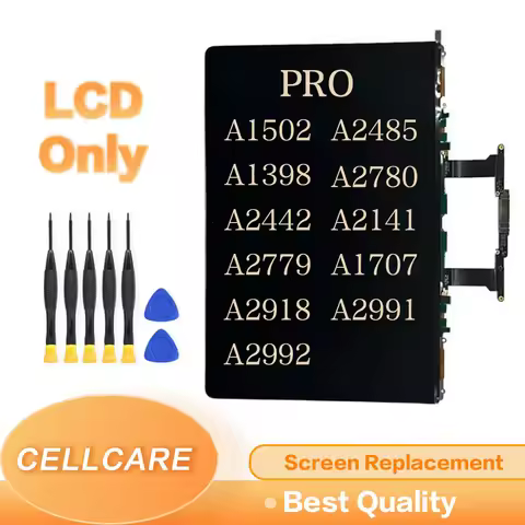 New LCD Display Panel Only For MacBook Pro A1502 A1398 A2442 A2779 A2918 A2992 A2485 A2780 A2991 A17