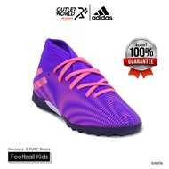 Adidas รองเท้าฟุตบอลร้อยปุ่ม สำหรับเด็ก รุ่น Nemeziz .3 TURF Boots [ลิขสิทธิ์แท้ นำเข้าจากญี่ปุ่น] [รหัส: EH0576 ]