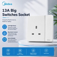 Midea 13A BIG switch socket all new design Sirim Approved