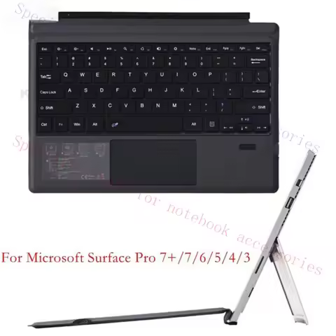 A+ Wireless Bluetooth Keyboard Cover Magnetic for Microsoft Surface Pro 7/6/5/4