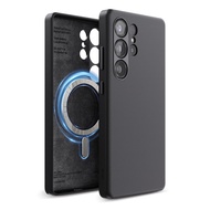elago Magnetic Leather Case Compatible for Samsung Galaxy S25 Ultra Case