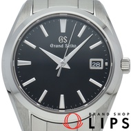 精工 Grand Grand Seiko石英錶 40mm Heritage 系列 SBGV223/9F82-0AF0，附錶盒、保固卡，不鏽鋼錶殼，男士腕錶，黑色，拋光，成色極佳 [二手]