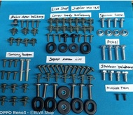baut original lengkap full set body Yamaha Jupiter MX 135