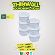 Thinwall Roundbowl 450 ML / Food Container (RN450-KLIR)