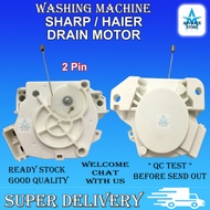 SHARP / HAIER WASHING MACHINE DRAIN MOTOR ES-S763M