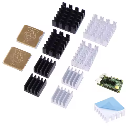 5pcs/set For Raspberry Pi Heatsink Kit Copper Aluminum Heatsink Cooling Cooler For Raspberry Pi 3 Pi
