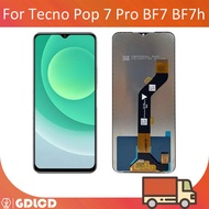 For Tecno POP 7 Pro BF6 BF7 BF7h LCD Display Touch Screen Digitizer Assembly Replacement Repair part