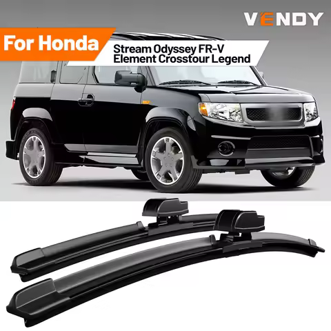 For Honda Stream Odyssey FR-V Element Crosstour Legend Front Windshield Windscreen Wiper Rubber Brus