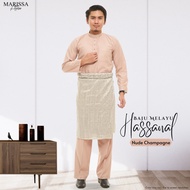 Baju Melayu Men Nude Champagne Baju Melayu Lelaki Dewasa Plus Size Cotton Cekak Musang Baju Melayu S