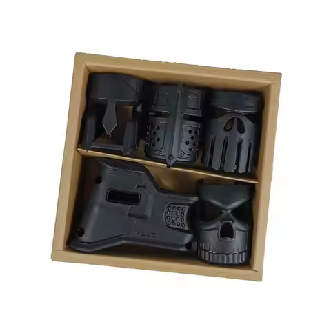 5pcs/set AEG Tactical Gel Balster Acessories Holsters Mask Type Well Grip for Airsoft M4 AR15 Acesso
