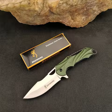 Folding Pocket Knife CJH420 Type 440C Blade Aluminum Alloy Handle Outdoor Hunting Camping EDC Surviv
