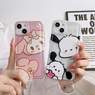 airbag Case for IPhone 14promax 14 13 12 11 7Plus X XR XSMAX 8 7 photo frame Pochacco melody Cover
