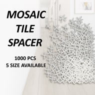 1000pcs Mosaic Tile Spacers | Cross Tile Spacers 2.0mm 2.5mm 3.0mm 6.0mm | Tile Adhesive Tools