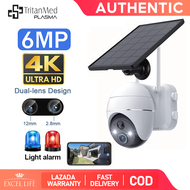 TRITANMED PLASMA Solar CCTV Camera WIFI 360 Outdoor CCTV Camera Solar Power Wireless IP Security Camera