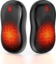 Handwärmer, PHEJIE Handwärmer Elektrisch Wiederaufladbar 2er-Pack, 3 Heizmodi Tragbare Elektrischer 