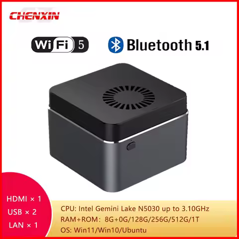 M1T Mini PC 8G RAM 0G/128G/256G/512G/1T Intel Gemini N5030 WIN11/WIN10/Ubuntu WIFI5 BT5.1 Mini Deskt