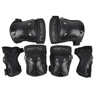 Complete 6pcsSet Roller Skating Protector Elbow Knee Pads Kids Adults Riding Skateboard Ice Sports Wrist Guard Protective Gear