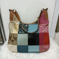 tas coach patchwork second preloved