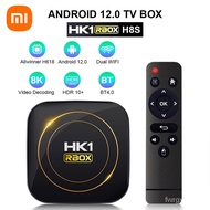 MI New Android 12 Smart TV Box HK1 RBOX-H8S 8K HD Revolution Dual-band WIFI 6 BT 5.0 H618 4GB 32GB 64GB Network Set Top
