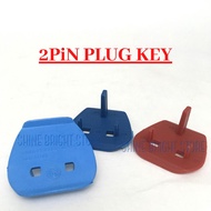 Plastic Safety Plug Key 2 Pin Converter / 2Pin Plug Key