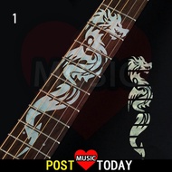 Guitar Inlay Stickers Fretboard Decals Acoustic Electric Guitar Musical Instruments Accessories
