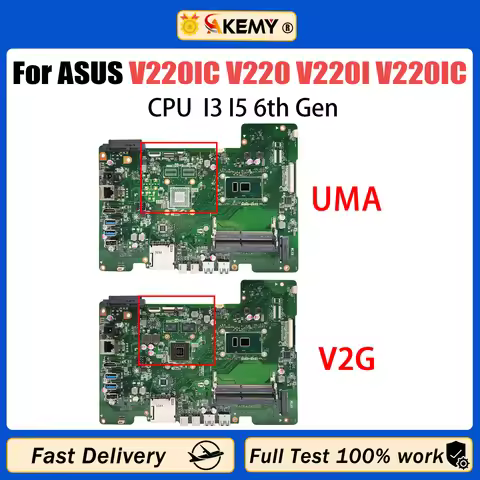 AKEMY V220IC Motherboard For Asus V220 V220I V220IC All-in-one Desktop motherboard With i3-6100U I5-