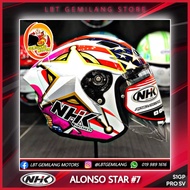 NHK Helmets S1GP PRO SV [ALONSO STAR #7]