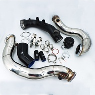 N54 3.0T E82 E88 E90 E92 E8X E9X 135i 335i Intake Turbo charge pipe Cooling kit   50mm BOV  3'' Catl